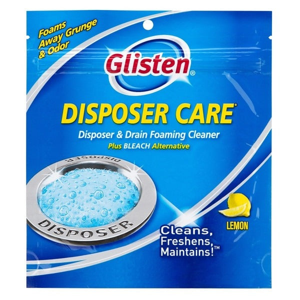 GLISTEN Glisten DP06N-PB Disposer Care Cleaner 4.9 oz Packet 4 Tablets/Pack 6 Packs/Case