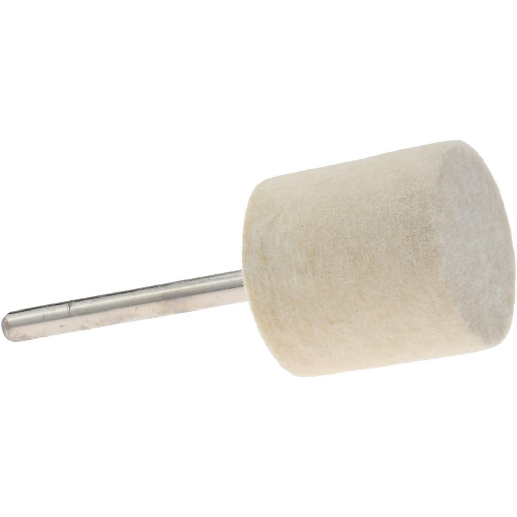 VALUE COLLECTION Value Collection 516124 Mounted Polishing Bob Cylinder Wool Felt