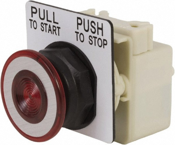 SCHNEIDER ELECTRIC Schneider Electric 9001SKR9P1R Push-button Switch 120V