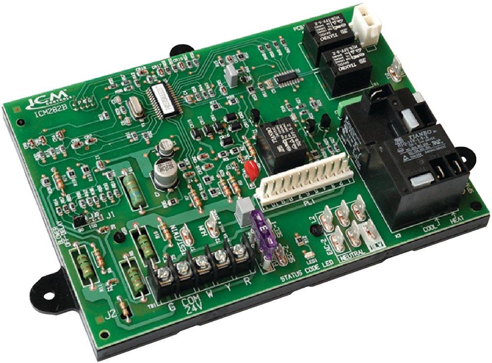 ICM Controls ICM282B Furnace Control Board 98 to 132 VAC Replacement for Carrier HK42FZ004