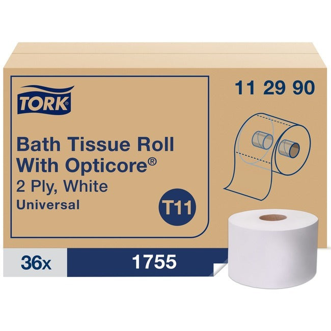 TORK Tork TRK112990 Bath Tissue Roll w/OptiCore 36/Carton