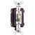 Pass & Seymour 664-LAG Light Almond Four-Way Toggle Light Switch 15A 120V