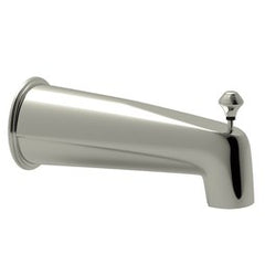 Rohl RT8000PN Tub Spout With Integrated Diverter Polished Nickel 7-1/4 Inch