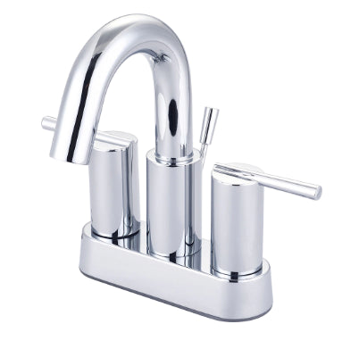 Pioneer L-7520 i2v 1.2 GPM Deck Mounted Centerset Bathroom Faucet with Pop-Up Drain Assembly