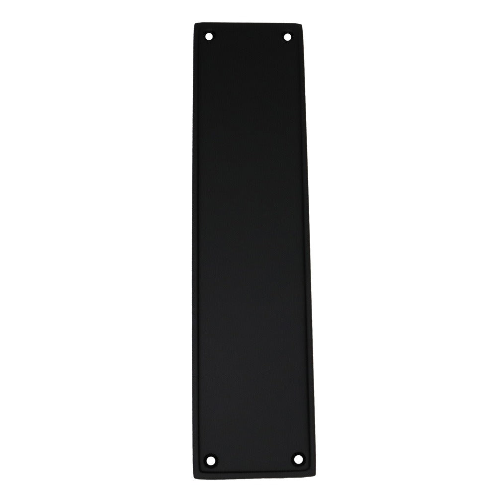 EMTEK Emtek 86436US19 Modern Push Plate Flat Black