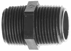 NEWAGE INDUSTRIES Newage Industries 5011993 Poly Threaded Hex Nipple Npt