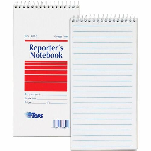 TOPS Tops TOP8030 Reporter Notebook 4x8 70 Sheets Pack of 12