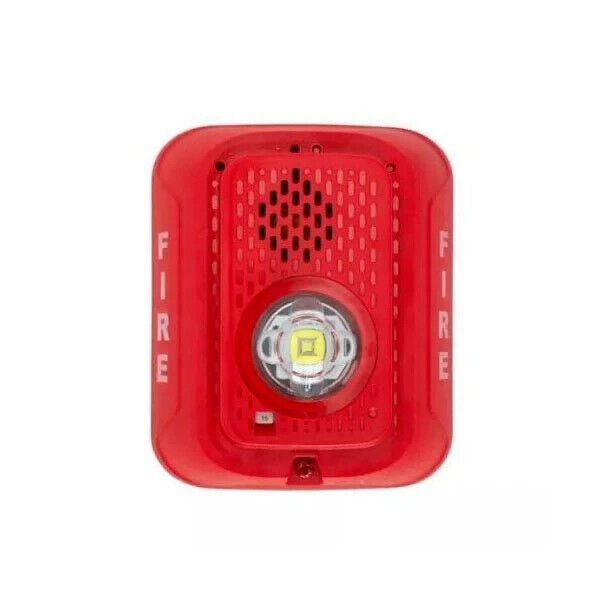 SYSTEM SENSOR System Sensor P2RLED L-Series Indoor 2-Wire LED Horn Strobe 24VDC Wall-Mount P2RLED