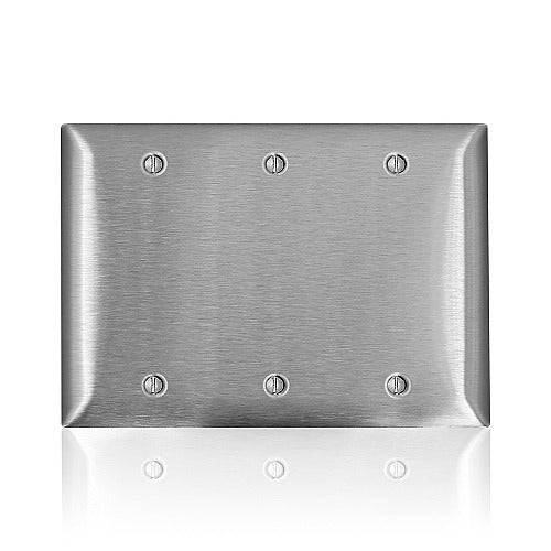 LEVITON Leviton Telcom SL33 C-series 430 3-gang Blank Plate