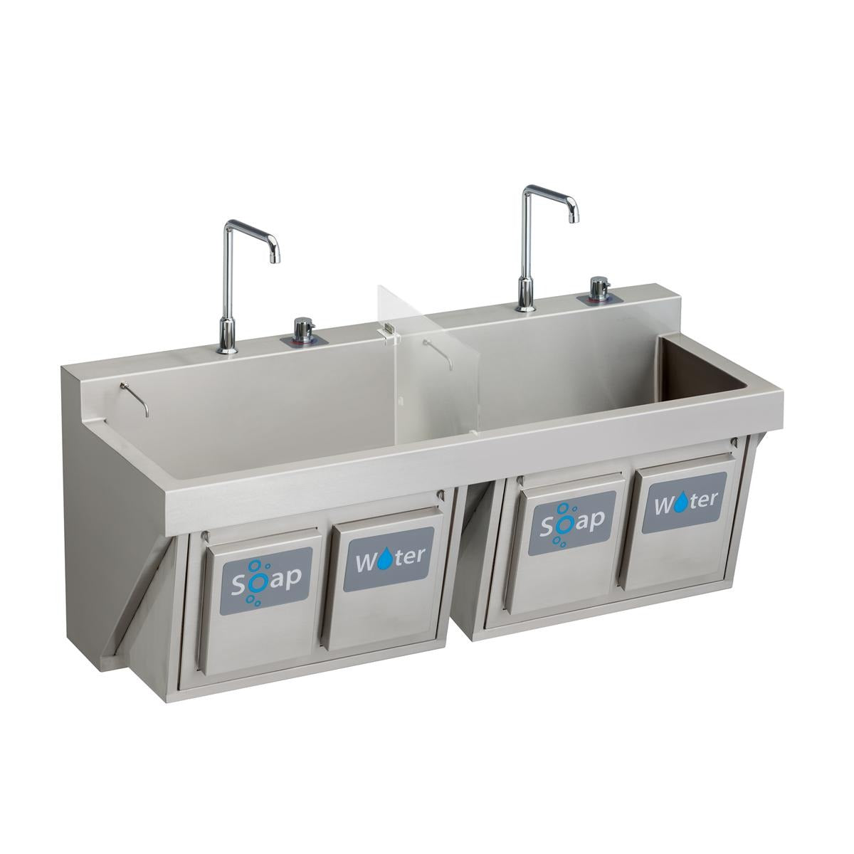 BSC PREFERRED Bsc Preferred EWSF26026KWSC Double Station Scrub Sink Kit