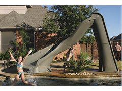 S.R. Smith 688-209-58124 TurboTwister Pool Slide | Right Curve | Gray Granite