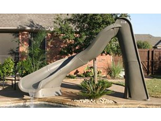 S.R. Smith 688-209-58124 TurboTwister Pool Slide | Right Curve | Gray Granite