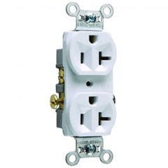 Pass & Seymour CR20W Duplex Straight Blade Receptacle 125 VAC 20 A 2 Poles 3 Wires Replacement MPN