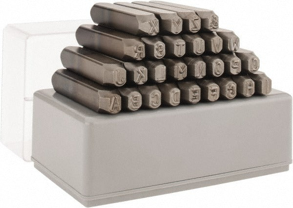 C H HANSON C.h. Hanson 25900 Low Stress Stamp Set 1/4 in 27 Pc