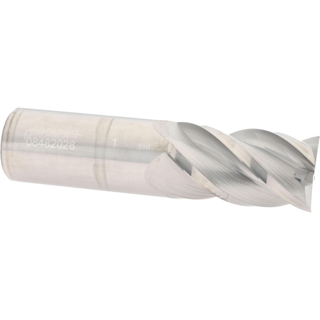 ACCUPRO Accupro 12182347 Corner Radius End Mill 1 in 4 Flute Carbide
