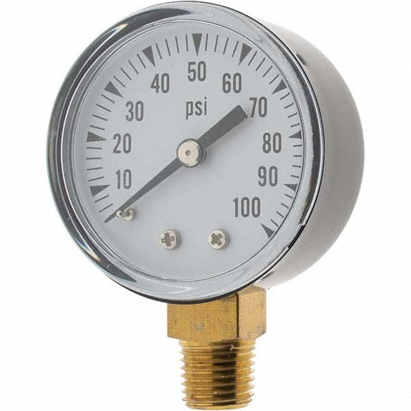 VALUE COLLECTION Value Collection 729273 Pressure Gauge 0-100 Psi 2in Npt
