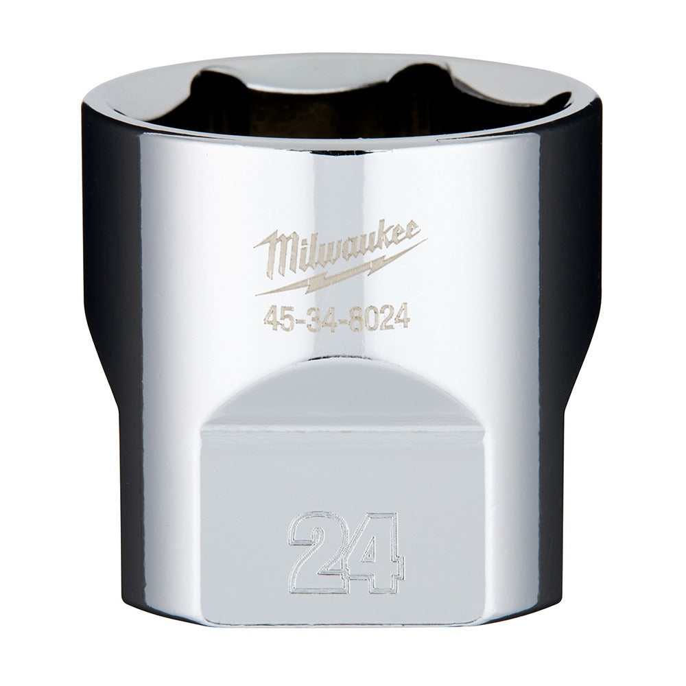 MILWAUKEE Milwaukee Tool 45-34-8024 3/8 Drive 6 Point Metric Socket