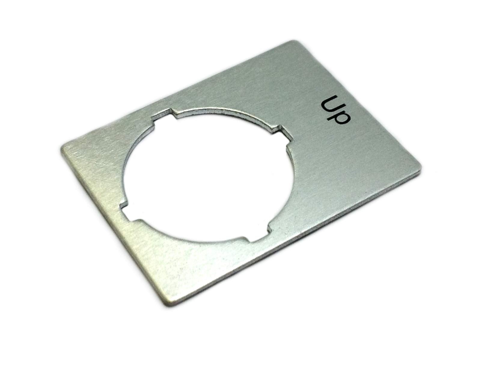 ABB Abb SK 615 552-31 22mm Push Button Legend Plate Stop (29.6 x 39 mm) 662019258980
