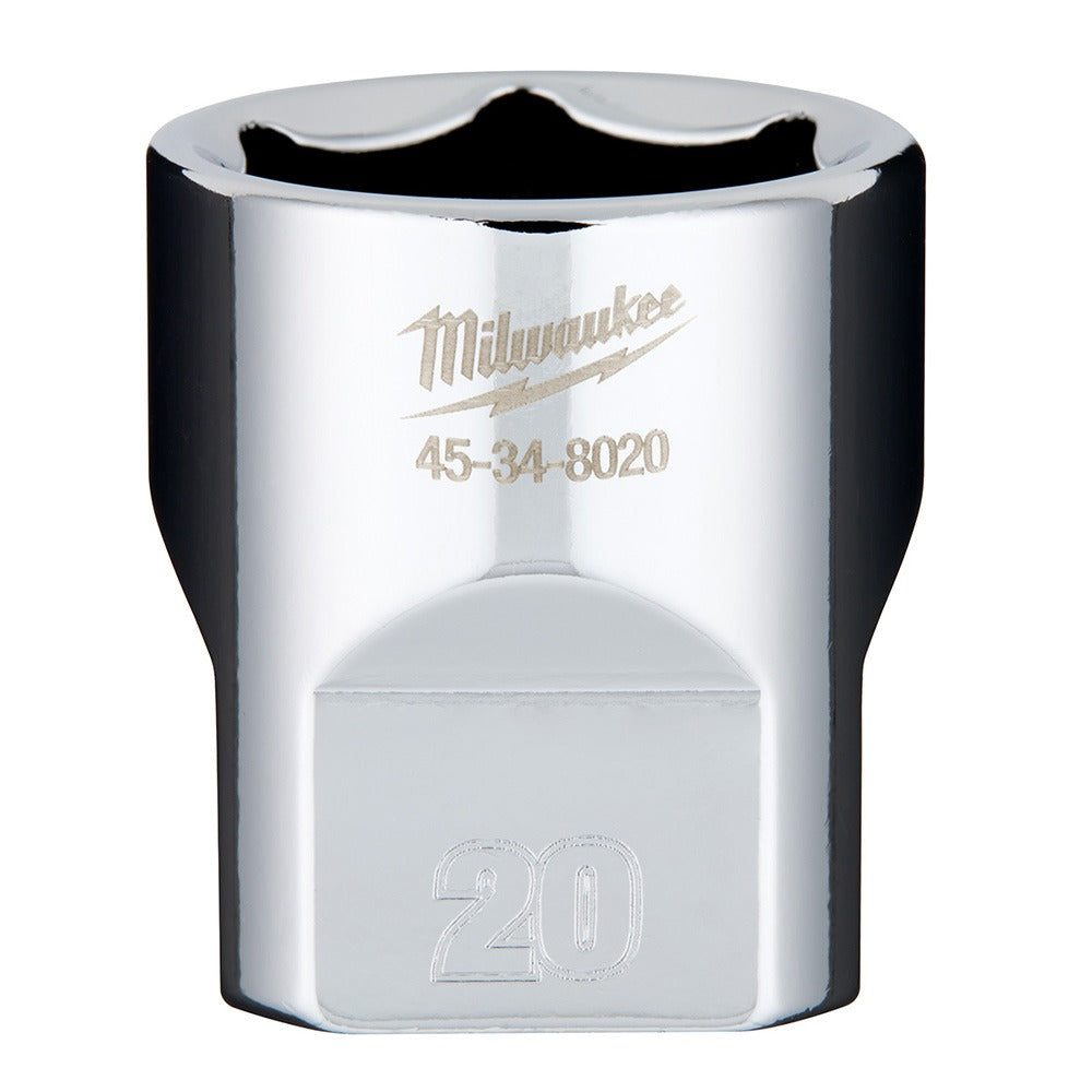 MILWAUKEE Milwaukee Tool 45-34-8020 3/8 Drive 6 Point Metric Socket