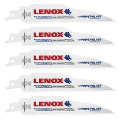 Lenox 203706066R5 Reciprocating Saw Blade Bi-Metal 6 in L 6 TPI