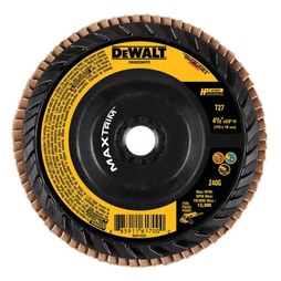 DeWalt DWA8356HTR Flap Disc Trim 4-1/2 Inch x 5/8 Inch x 11 Inch Z40 T27