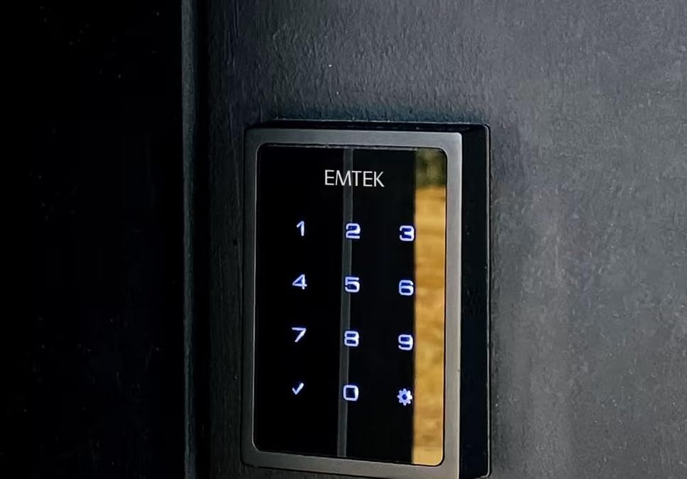 EMTEK Emtek EMP21211US19 Electronic Fingerprint Deadbolt Wifi