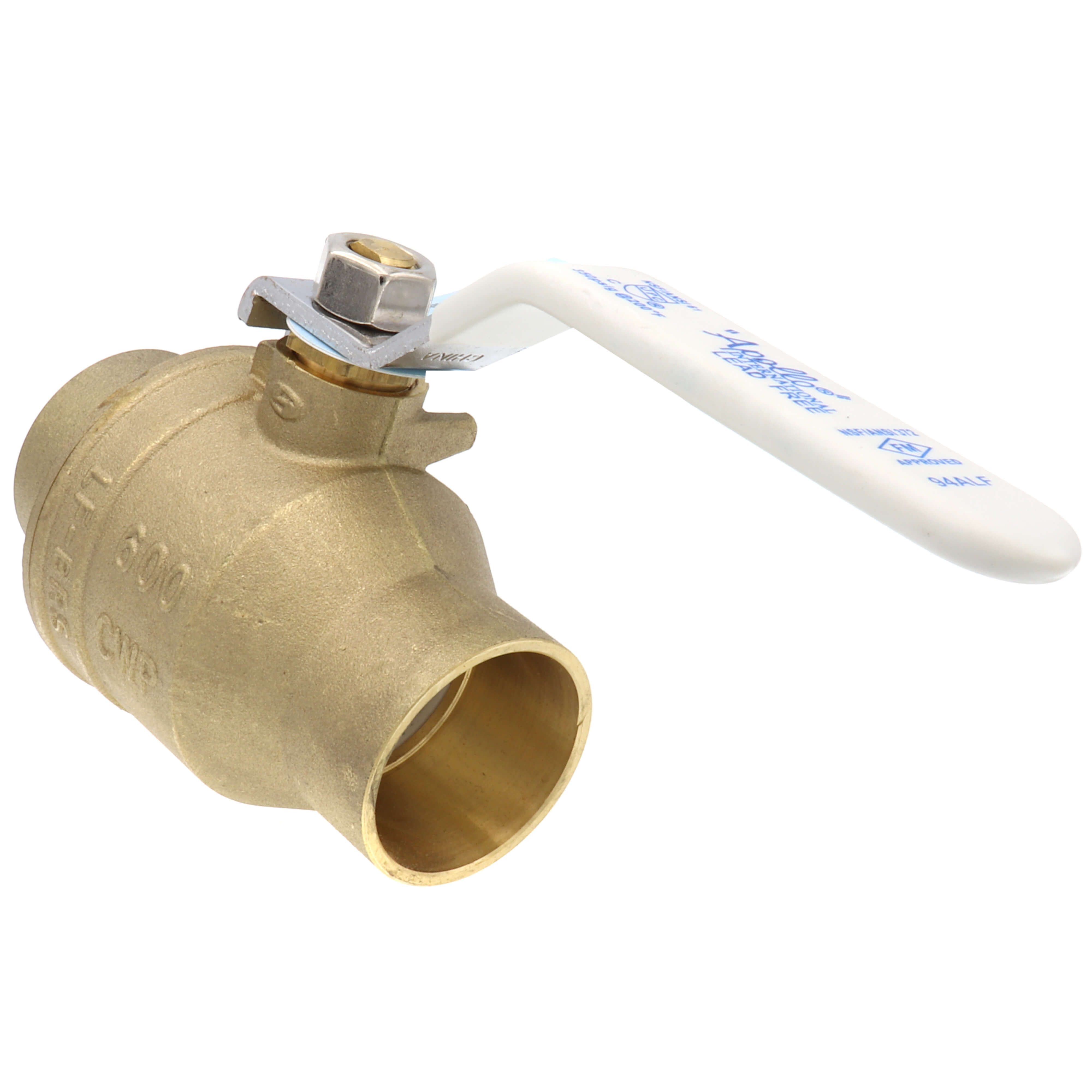 Apollo Valves 94ALF20701A 94ALF-A Series 1-1/2 in. Brass Full Port Solder 600# Ball Valve