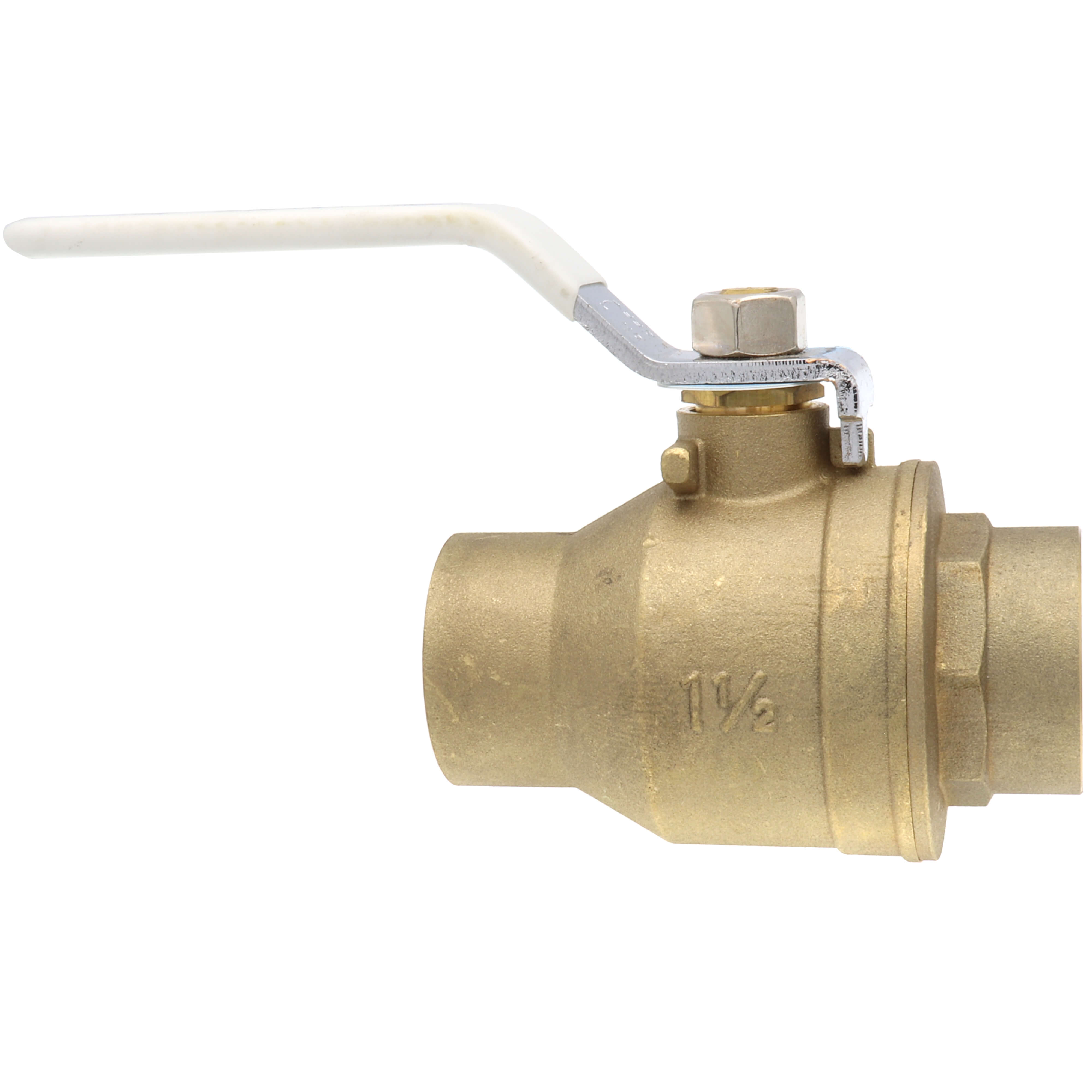 Apollo Valves 94ALF20701A 94ALF-A Series 1-1/2 in. Brass Full Port Solder 600# Ball Valve