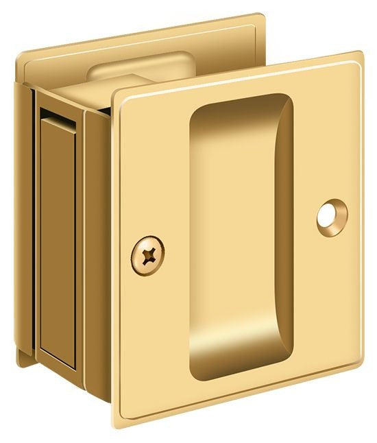 DELTANA Deltana SDP25CR003 Pocket Lock Passage Lifetime Brass