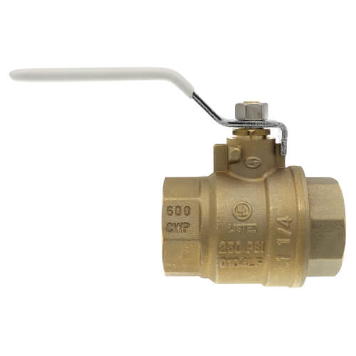 Apollo Valves 94ALF10601A 94ALF-A Series 1-1/4 in. Brass Full Port NPT 600# Ball Valve