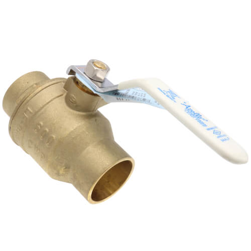 Apollo Valves 94ALF20601A 94ALF-A Series 1-1/4 in. Brass Full Port Solder 600# Ball Valve