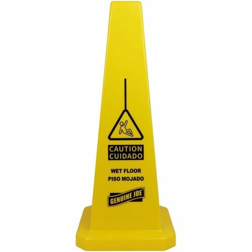 GENUINE JOE Genuine Joe GJO58880 Safety Cone 24 Inch Yellow