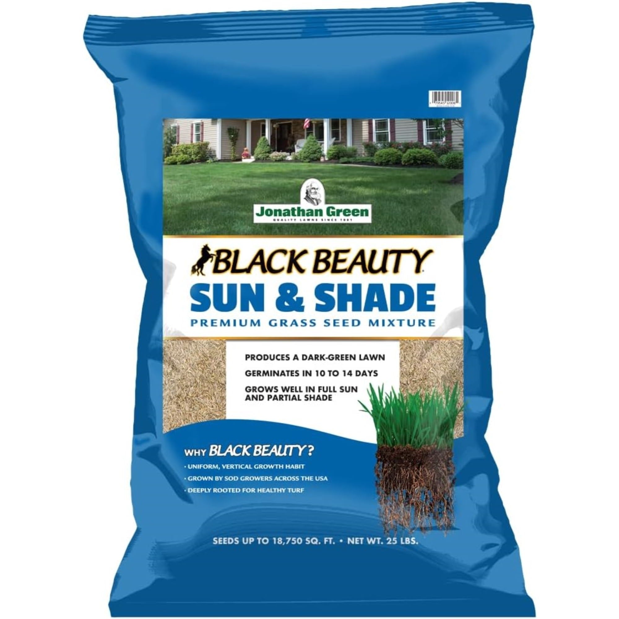 JONATHAN GREEN Jonathan Green 12006 Sun and Shade Grass Seed 25 lb