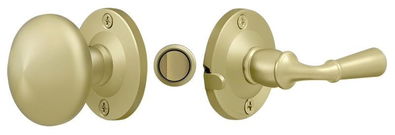 DELTANA Deltana SDL980U3-UNL Storm Door Latch Tubular Unlacquered Brass