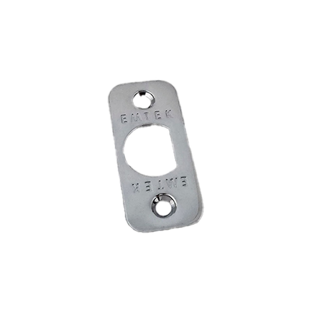 EMTEK Emtek 83231US26 Radius Corner Faceplate Polished Chrome
