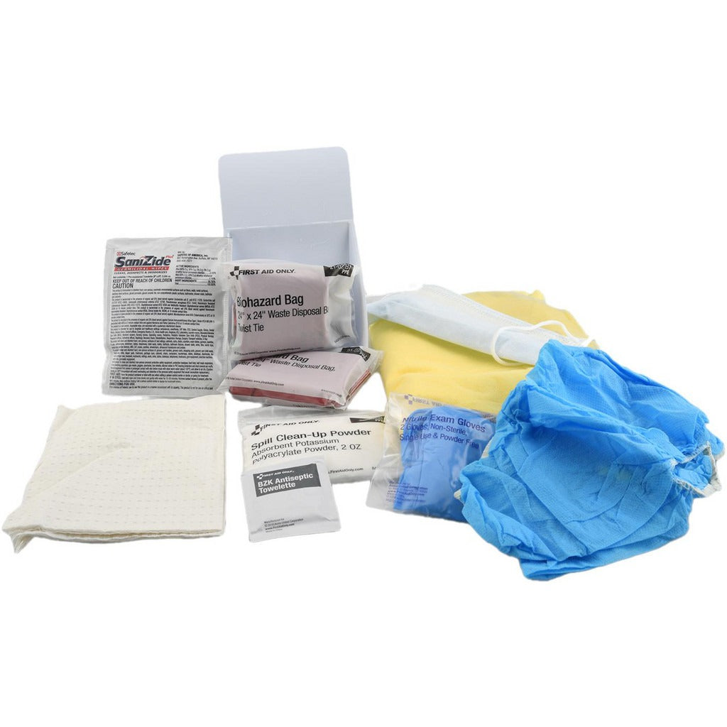 FIRST AID ONLY First Aid Only 59494 Bloodborne Pathogen Kit 13pc Refill