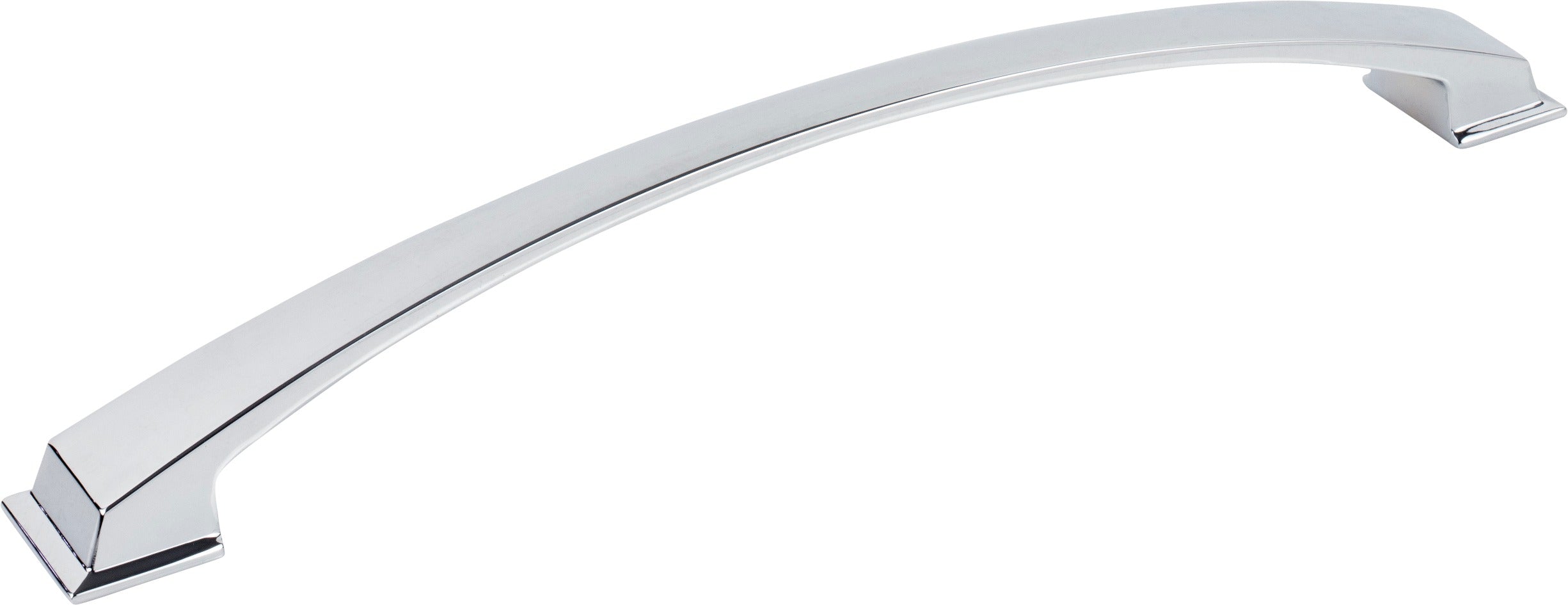 JEFFREY ALEXANDER Jeffrey Alexander 944-12PC Arched Cabinet Pull Polished Chrome