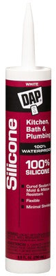 DAP Dap Inc 8640 Kitchen Bath Silicone Sealant 9.8 Oz White