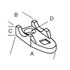 Steel Electric Products 903 1-1/4 Inch Zinc Plated Malleable Iron Rigid/IMC Clamp Back Spacer