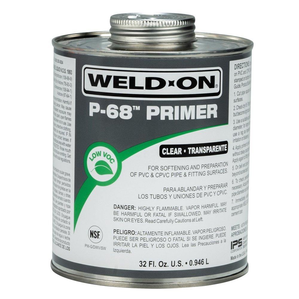 Weld-On 10209 P-68 1 qt PVC Clear Primer