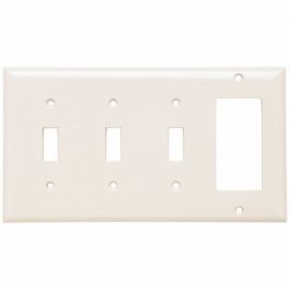 Pass & Seymour SP326W 4-Gang Combination Wallplate 7.8 in Replacement MPN