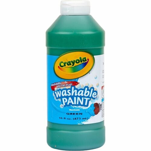 CRAYOLA Crayola CYO542016044 Washable Paint Green 16 Oz