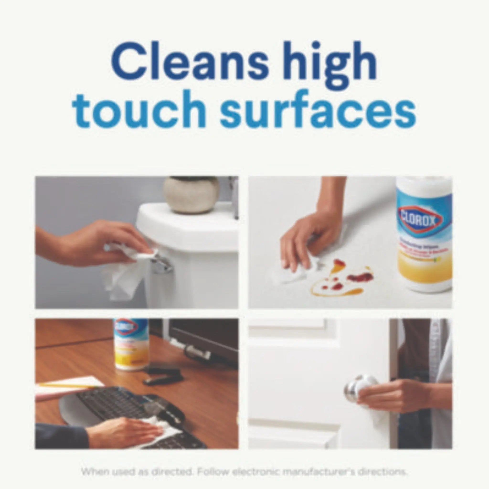 CLOROX Clorox CLO01594CT Disinfecting Wipes 35 Count (Bag)