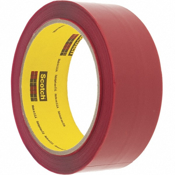 3M Scotch 7000123631 Packing Tape 50 Ft Red Rubber Adhesive
