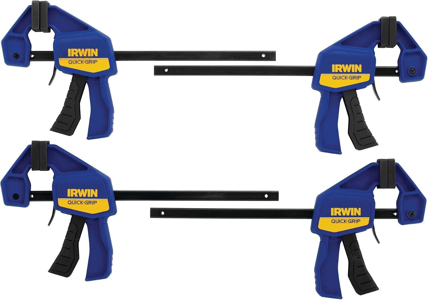 IRWIN Irwin 1964758 Quick-Grip One-Handed Mini Bar Clamp 6-Inch 4-Pack
