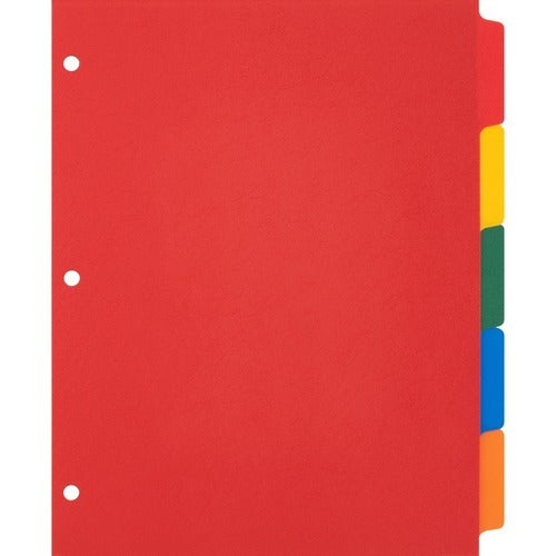 BUSINESS SOURCE Business Source BSN01809 Poly Index Dividers Assorted Colors