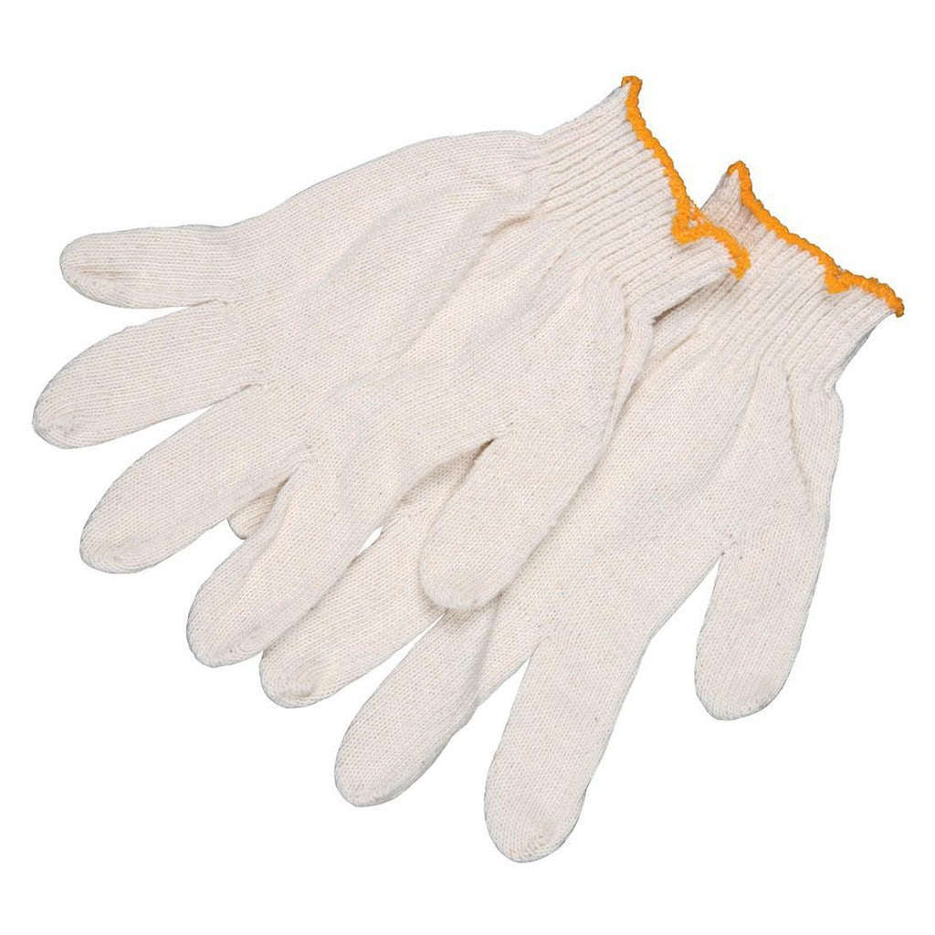 MCR SAFETY Mcr Safety 9610LM Cotton Knit Gloves Large 12 Pack
