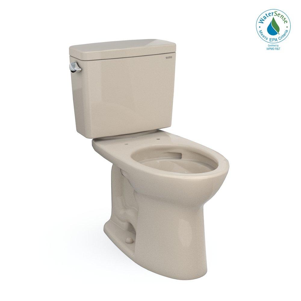 TOTO CST776CEFG#03 Drake 1.28 GPF Elongated Two Piece Toilet in Bone