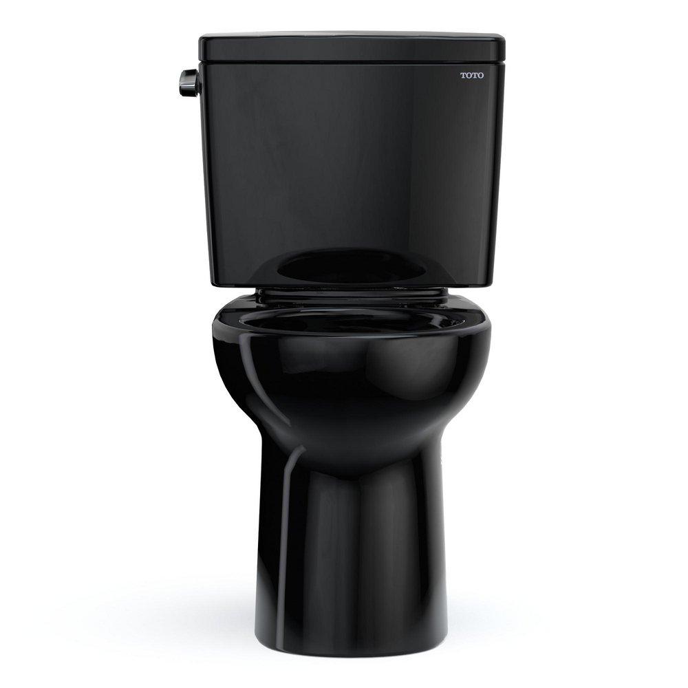 TOTO CST775CEF#51 Drake 1.28 GPF Round Two Piece Toilet in Ebony