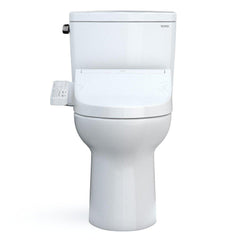 TOTO MW7763074CEFG#01 Drake 1.28 GPF Elongated Two-Piece Toilet with C2 Bidet Seat Cotton